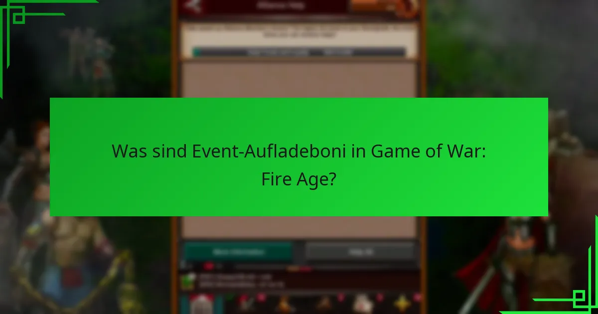 Welche Event-Aufladeboni bieten den besten Wert?