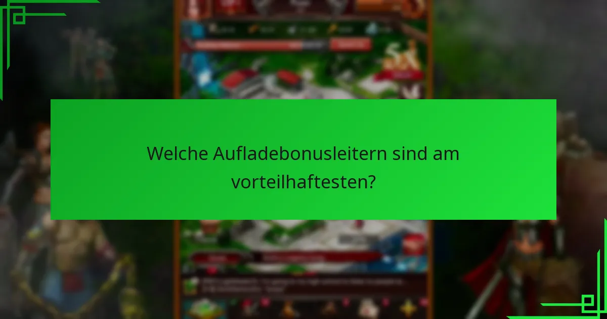 Wie nutzt man Aufladeboni effektiv?